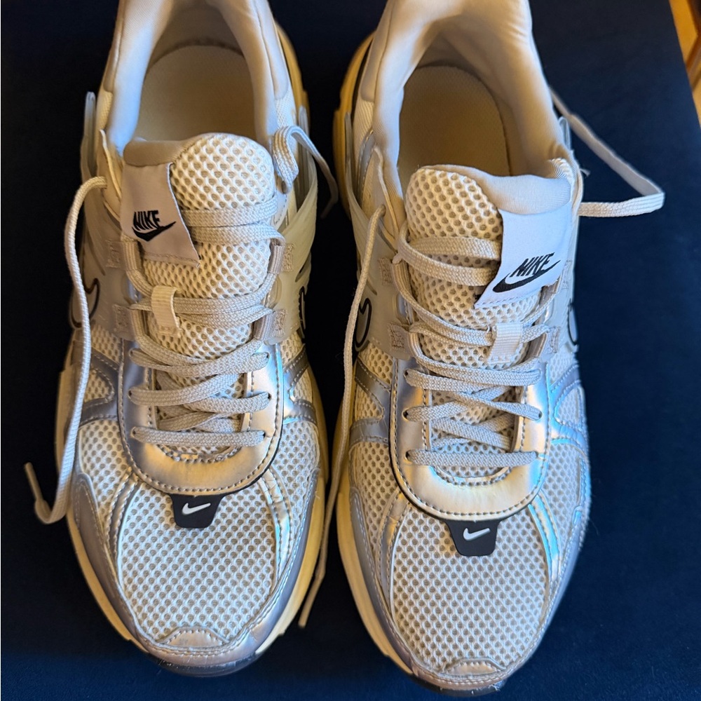 Nike V2K Run 
Metallic with reflective accents